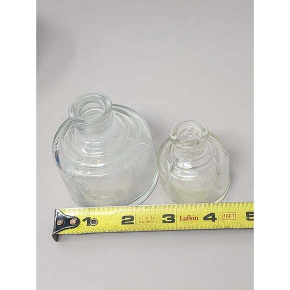 Vintage F. Weber Co.‎ Glass Bottles Set Of 2 Apothecary Style 1 Oz & 3 Oz - Picture 7 of 10